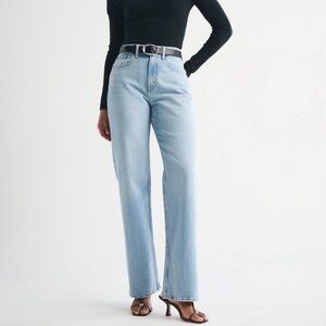 Abercrombie & Fitch Curve Love 90s relaxed high rise Jeans